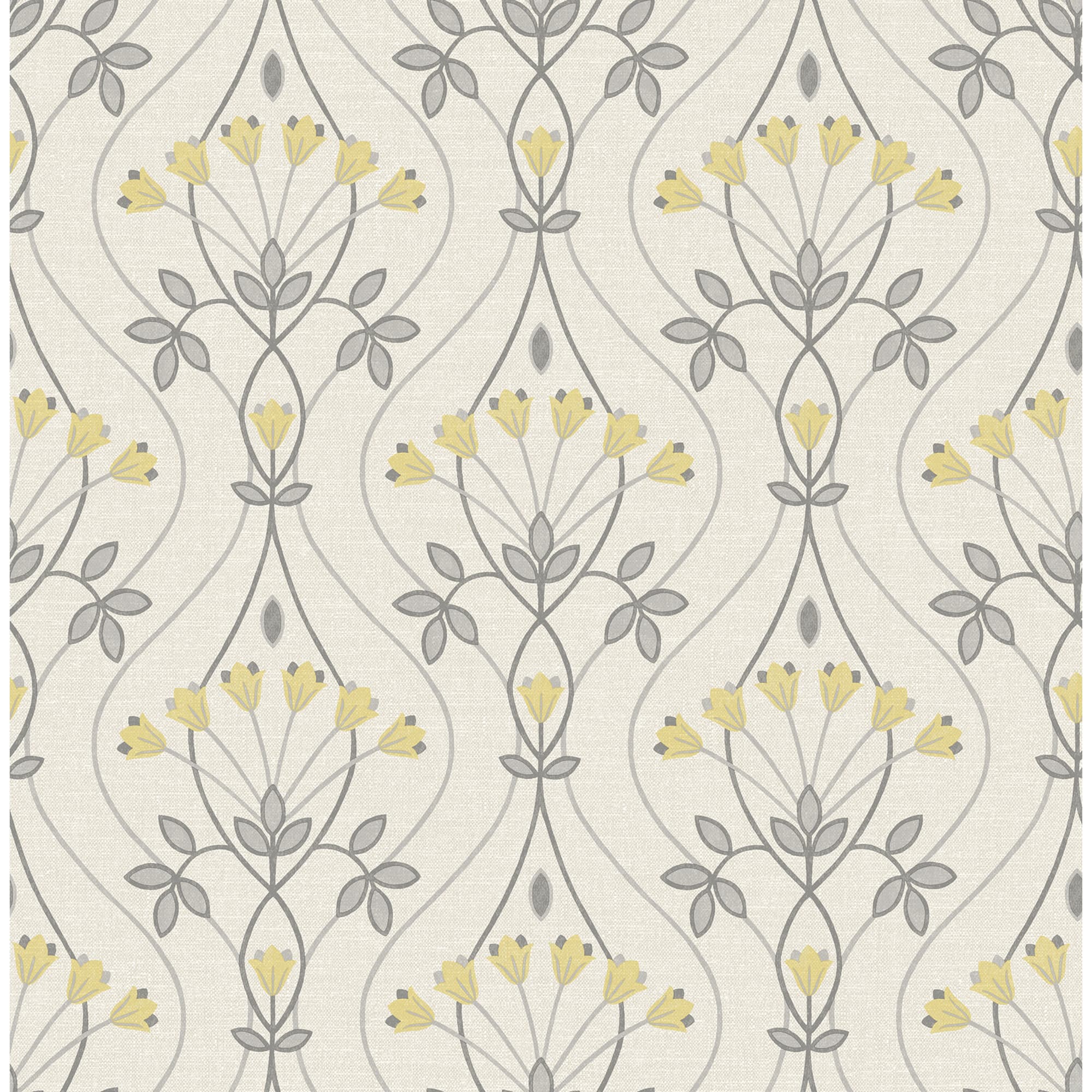 NuWallpaper Wilder Gray Peel & Stick Wallpaper
